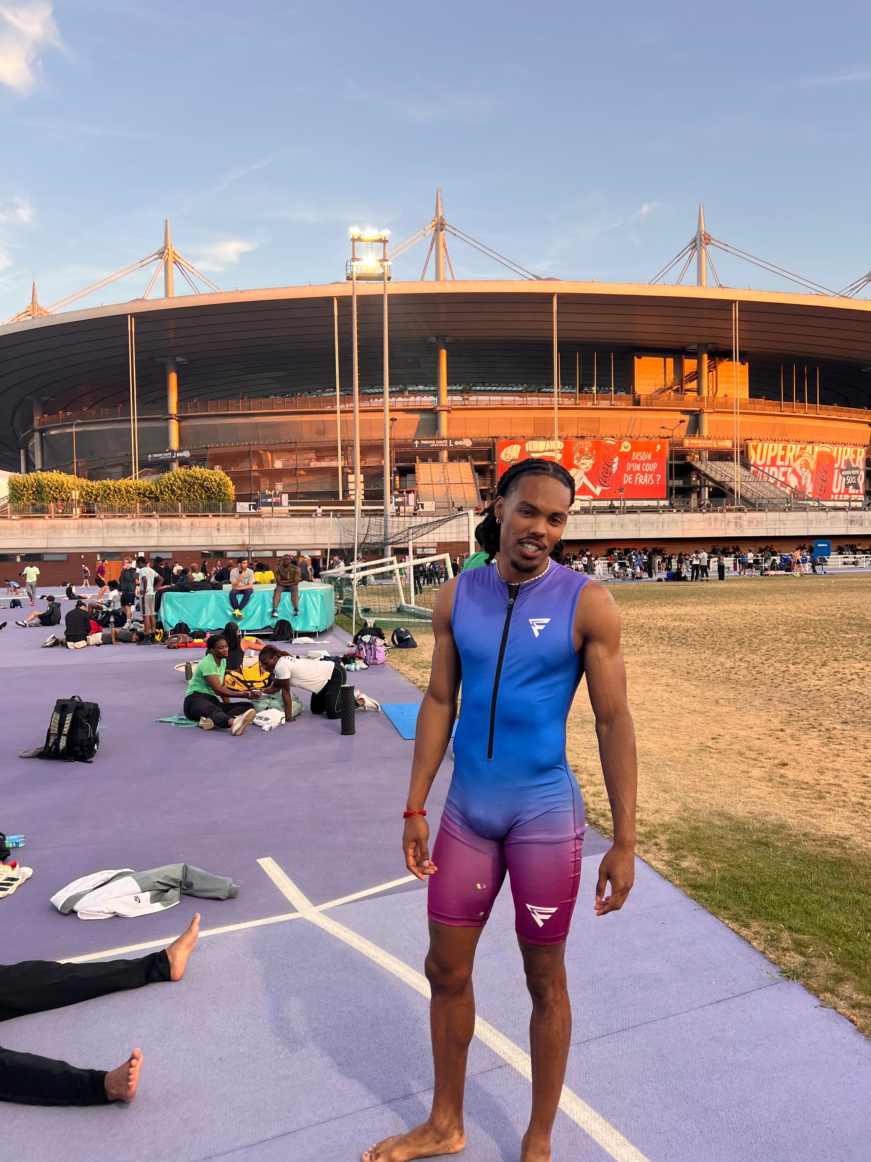 Sprint suit violet